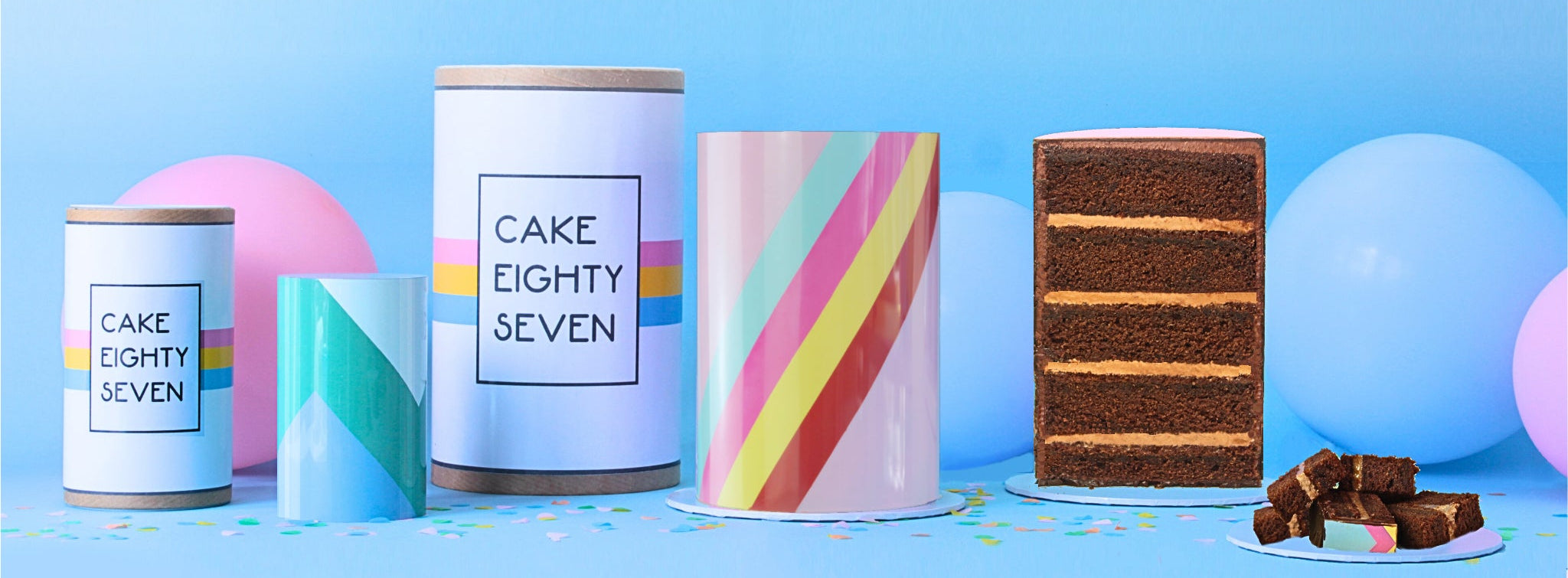 Luxury postable hand made chocolate cakes for UK delivery